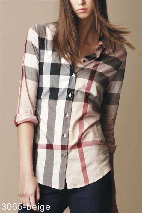 chemise burberry pour femme|Burberry catalogue.